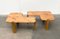 Mid-Century Danish Brutalist Couch, Coffee or Side Table by Aksel Kjersgaard for Odder Furniture, 1960s, Set of 2 1