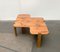 Canapé, Table Basse ou d'Appoint Brutaliste Mid-Century par Aksel Kjersgaard pour Odder Furniture, Danemark, 1960s, Set de 2 2
