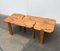 Mid-Century Danish Brutalist Couch, Coffee or Side Table by Aksel Kjersgaard for Odder Furniture, 1960s, Set of 2 4