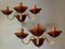 Vintage Italian Ruby Red Murano Glass Sconces from Made Murano Glass, Set of 2 1