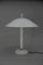 Lampe de Bureau Mid-Century Blanche, 1950s 2
