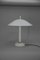 Lampe de Bureau Mid-Century Blanche, 1950s 4