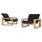 Scandinavian Midcentury Lounge Chairs by Yngve Ekström for Swedese, Set of 2, Image 1