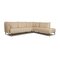 Cream Leather Corner Sofa from Rolf Benz 1