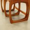 Teak Coffee & Side Tables, Italy, 1960s, Set of 3 5