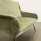 Velvet 2-Seat Sofa, Italy, 1950s, Image 3