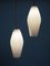 White Glass Pendants from Philips, 1960s, Set of 2 4