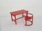 Swedish Anna Red Kids Chair & Desk by Karin Mobring for Ikea, 1963, Set of 2 5