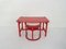 Swedish Anna Red Kids Chair & Desk by Karin Mobring for Ikea, 1963, Set of 2, Image 1