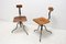 Industrial Adjustable Desk Chairs, 1960s, Set of 2, Image 4