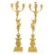 Antike Empire Kerzenständer mit Amorknaben, 2er Set 1