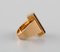 Large Modernist Ring in 18 Carat Gold Adorned With Smoky Quartz from Georg Jensen, Image 2