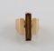 Large Modernist Ring in 18 Carat Gold Adorned With Smoky Quartz from Georg Jensen, Image 1