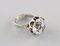 Vintage Swedish Silversmith Ring in Sterling Silver with Mountain Crystal 5
