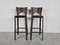 Brazilian Leather Bar Stools, 1980s, Set of 2 3