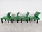 Vintage Lounge Chairs, 1980s, Set of 4, Image 8