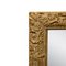 Neoklassizistischer Regency Spiegel aus handgeschnitztem Holz mit Goldfolie, 1970er 2