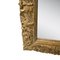 Neoklassizistischer Regency Spiegel aus handgeschnitztem Holz mit Goldfolie, 1970er 6