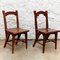 Modernist Catalan Wooden Chairs, 1920s, Set of 2 2