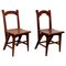 Modernist Catalan Wooden Chairs, 1920s, Set of 2, Image 16