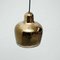 Golden Bell Pendant Lamp by Alvar Aalto for Artek, 1950s, Image 3