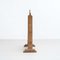 Traditional Spanish Hachero Light Wood Candleholder, 1930s, Image 9