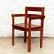 Rationalistische Armlehnstühle aus Holz im Stil von Gerrit Reitveld, 1950er, 2er Set 8