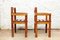 Rationalist Wood Armchairs in the Style of Gerrit Reitveld, 1950s, Set of 2 3