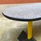 Italian Postmodern Oval Table with Bacterio Texture, 1980s 6