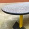 Italian Postmodern Oval Table with Bacterio Texture, 1980s, Image 6