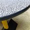 Italian Postmodern Oval Table with Bacterio Texture, 1980s, Image 10