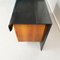 Mid-Century Italian Console Table in Black Wood and Brass by Pierre Cardin, 1980s 14