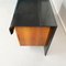 Mid-Century Italian Console Table in Black Wood and Brass by Pierre Cardin, 1980s, Image 14