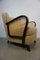 Vintage Sessel mit Armlehnen und Wiener Geflecht 3