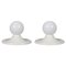 Mid-Century Italian Metal Light Ball Sconce by Achille Castiglioni for Flos, 1960s, Set of 2, Image 1
