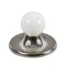 Mid-Century Italian Chromed Metal Light Ball Sconce by Achille Castiglioni for Flos, 1960s, Image 4