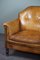Antique Two-Seat Sofa in Sheepskin Leather, Image 5