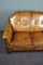Antique Two-Seat Sofa in Sheepskin Leather 7