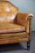 Antique Two-Seat Sofa in Sheepskin Leather 3