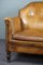 Antique Two-Seat Sofa in Sheepskin Leather, Image 2