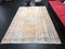 Vintage Orange Faded Oushak Wool Rug, Image 3