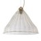 Large Vintage Freehand Murano Glass Suspension Lamp 1