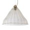 Large Vintage Freehand Murano Glass Suspension Lamp, Image 1