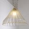 Large Vintage Freehand Murano Glass Suspension Lamp, Image 3