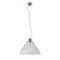 Large Vintage Freehand Murano Glass Suspension Lamp, Image 2