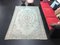 Turkish Faded Pastel Turqoise Wool Tribal Rug 1