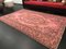 Modern and Traditional Hot Pink Wool Area Rug 6