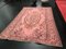 Modern and Traditional Hot Pink Wool Area Rug 9