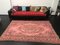 Modern and Traditional Hot Pink Wool Area Rug 5