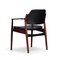 No. 62a Desk Chair in Rosewood & Black Leather by Arne Vodder for Sibast, 1960s, Image 6